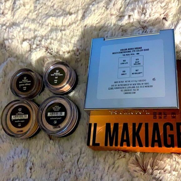 IL MAKIAGE Other - Il Makiage Color Boss Squad The Real Deal quad & 4 Bare Minerals shadows. New!